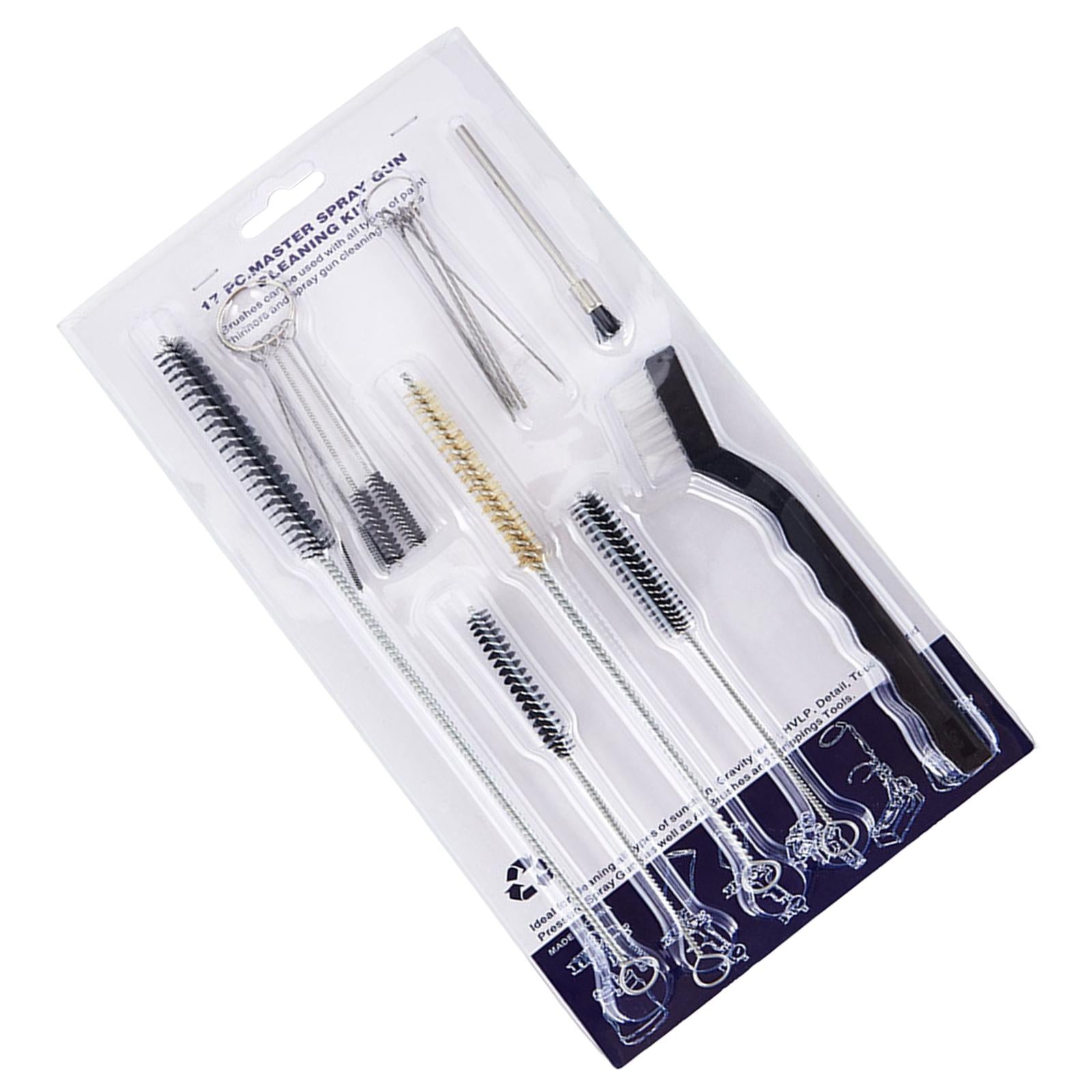 17Pcs Airbrush Cleaning Kit for Cleaning Thin Tubes Airbrushes Nozzles