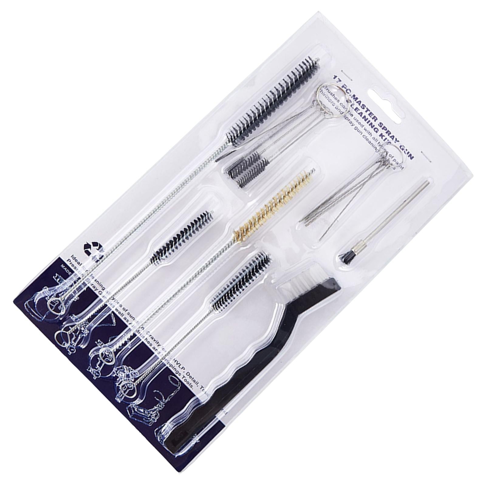 17Pcs Airbrush Cleaning Kit for Cleaning Thin Tubes Airbrushes Nozzles