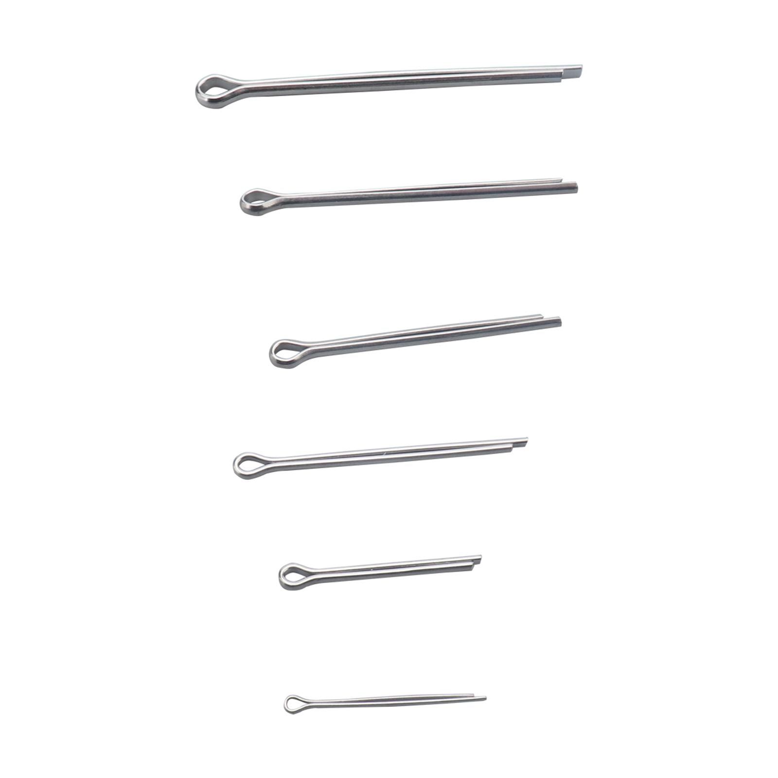 150Pcs Cotter Pin Assortment Kit Fit for Power Equipment Trucks Mechanics