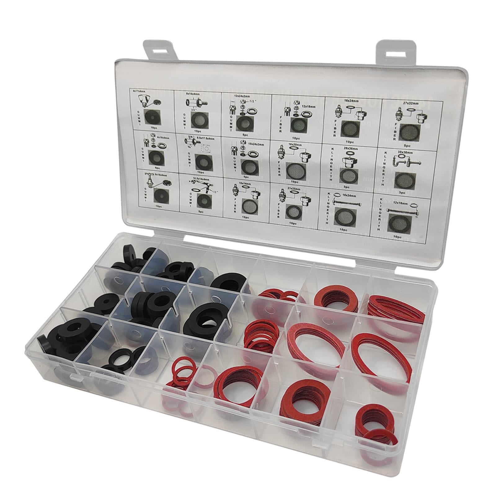 141x Rubber Sealing Washer Kit for Professional Plumbing Water Hose