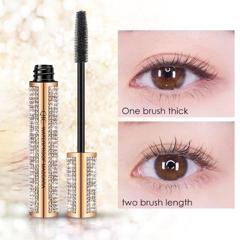 QIC Q810 Star Diamond Waterproof Mascara Black Thick Lengthening Eye Lashes