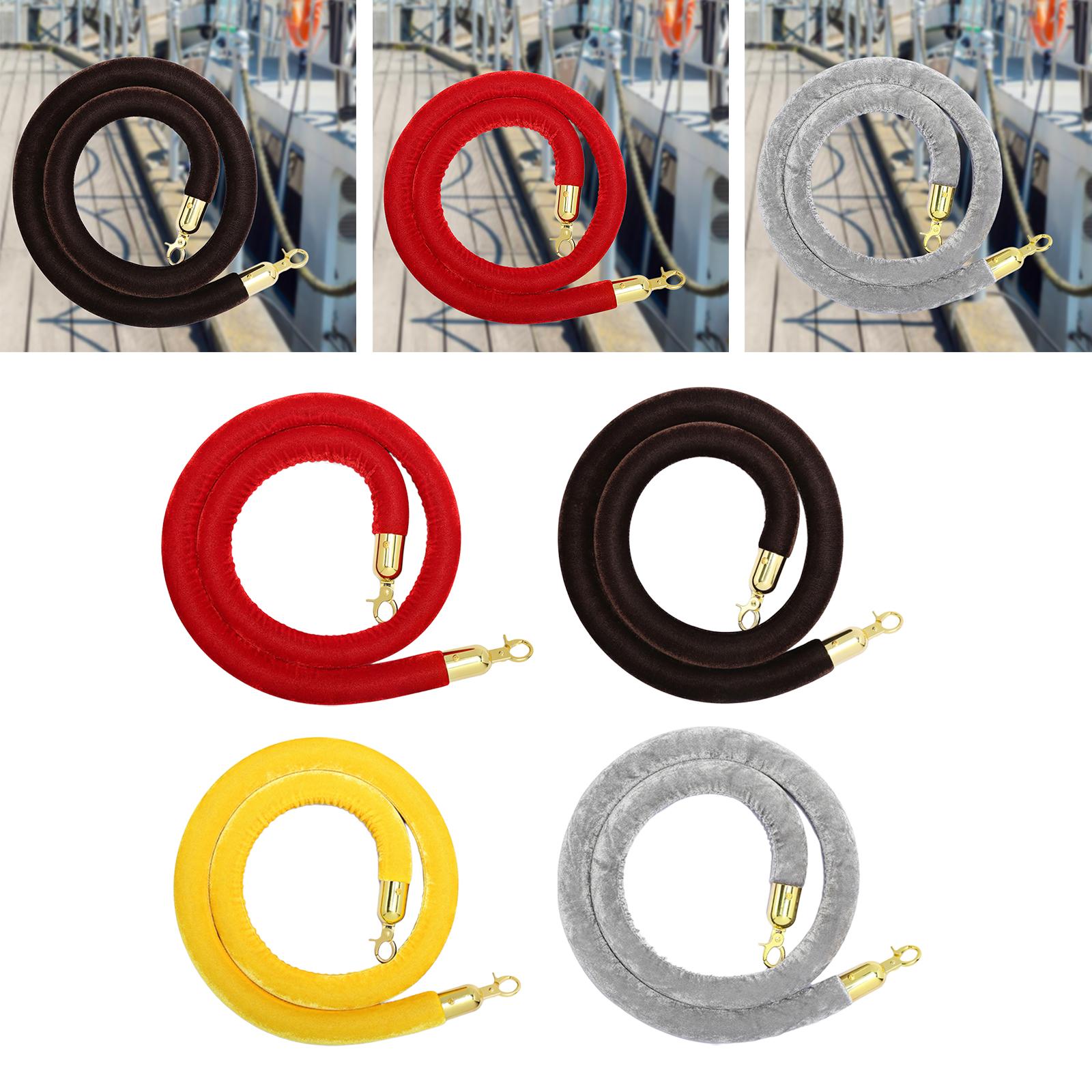 1Pcs Rope Velvet 1.5M Crowd Control for Exhibition Celebration Red