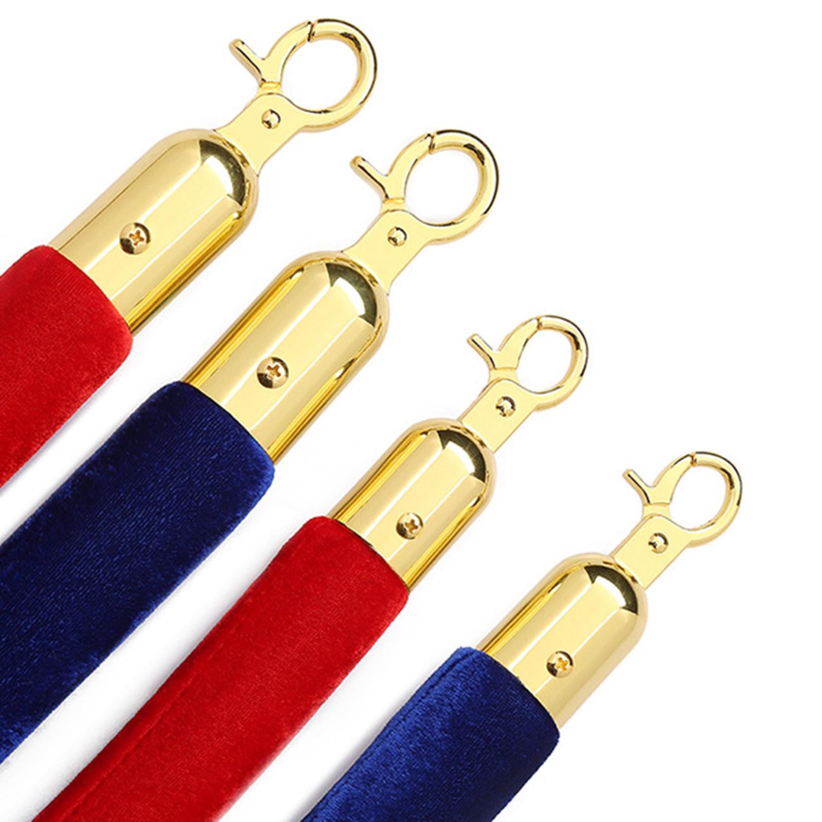 1Pcs Rope Velvet 1.5M Crowd Control for Exhibition Celebration Red