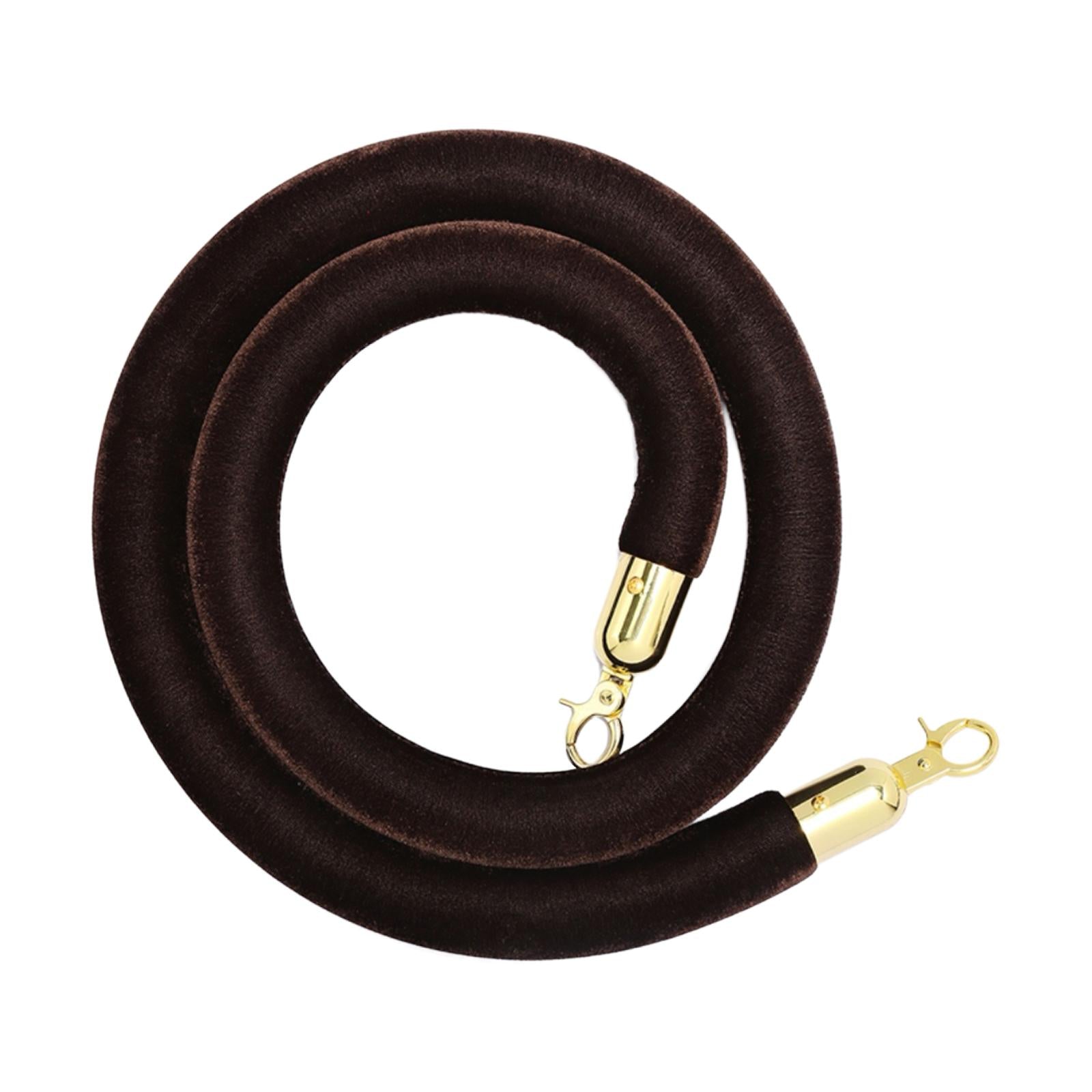 1Pcs Rope Velvet 1.5M Crowd Control for Exhibition Celebration Black