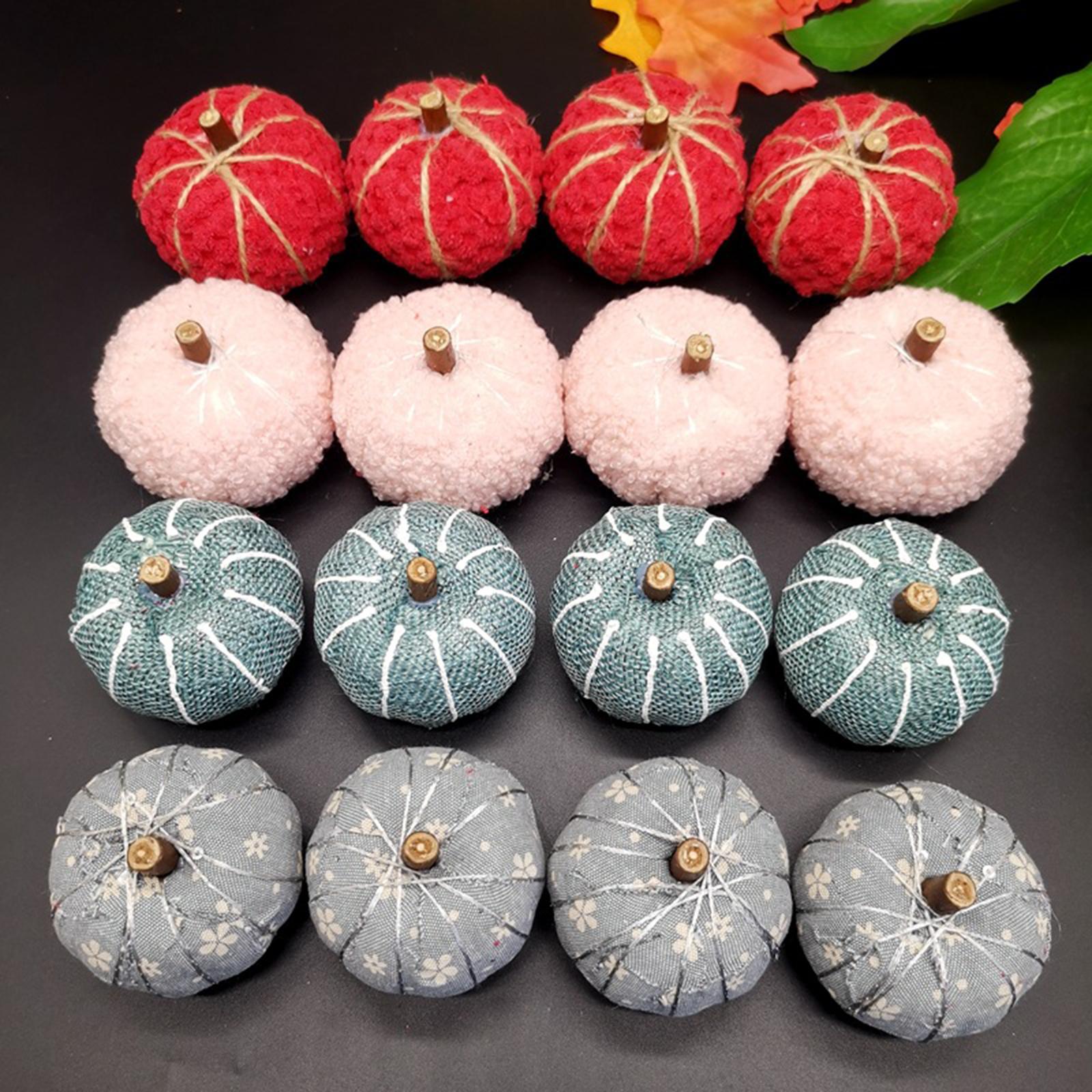 16 Pieces Pumpkin Decoration for Autumn Festival Halloween Fall Ornament
