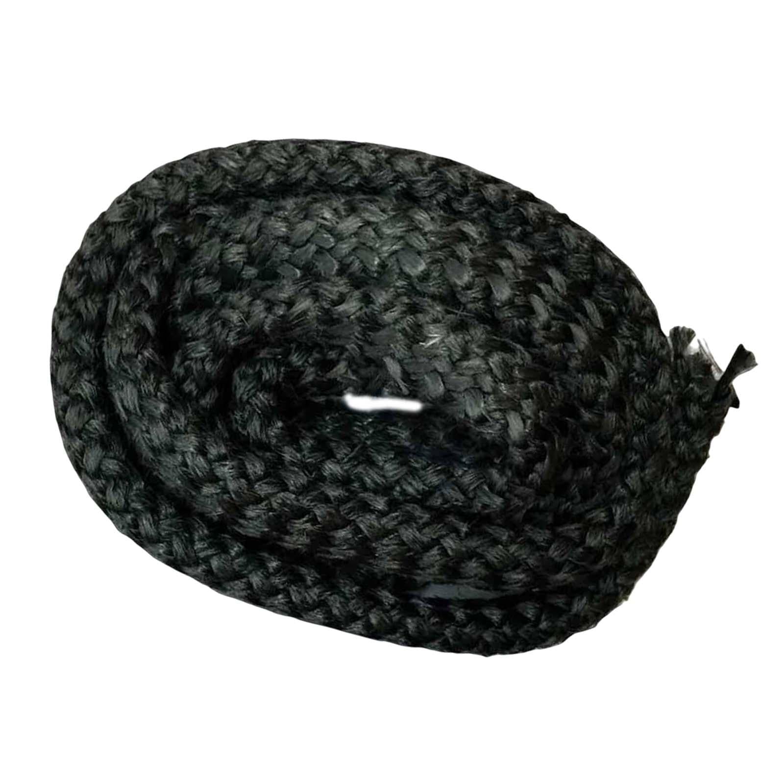 2.5Meters Wood Stove Door Seal Gasket Fire Resistance Black Gasket Cord 12mm
