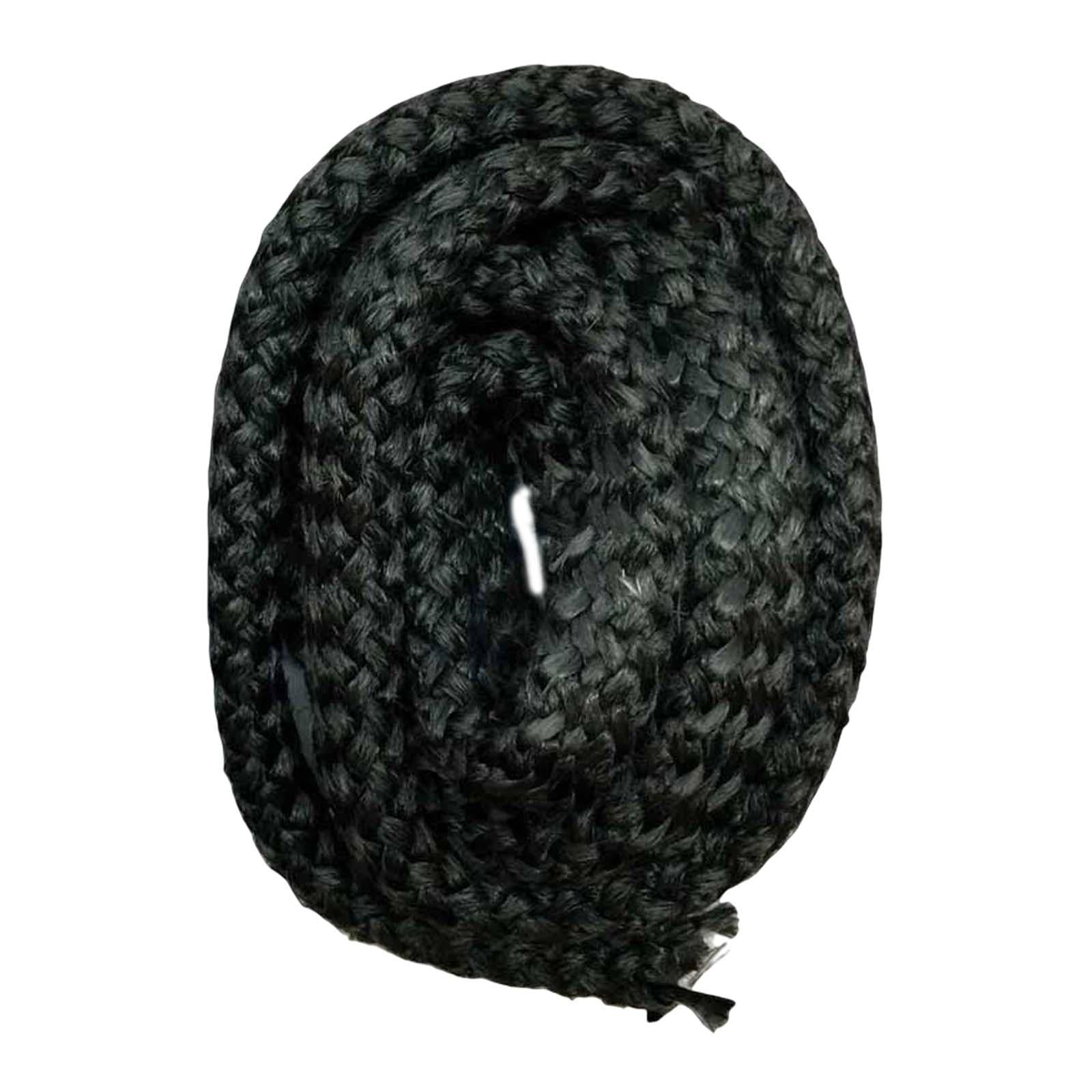 2.5Meters Wood Stove Door Seal Gasket Fire Resistance Black Gasket Cord 14mm