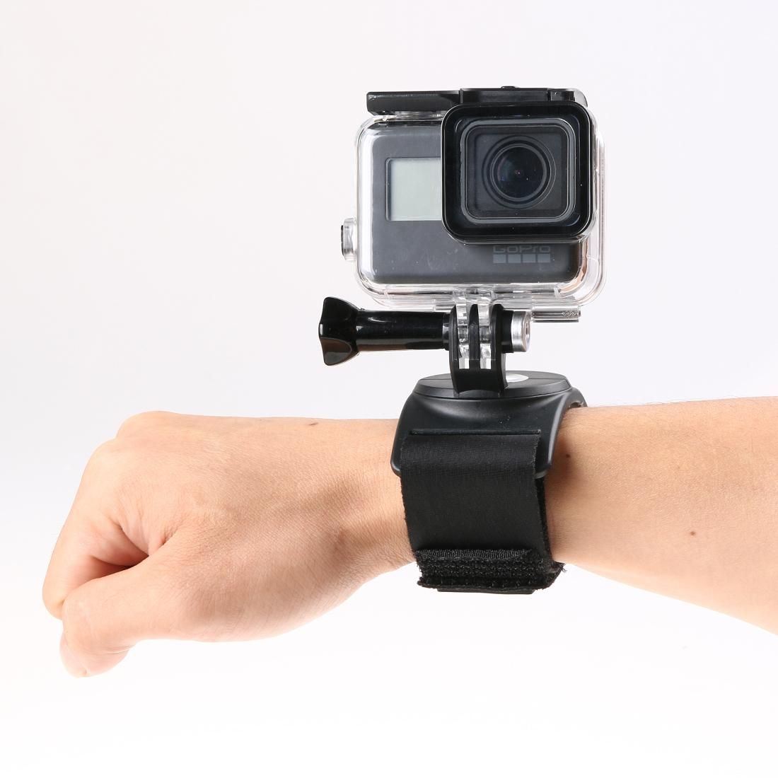 3 in 1 Hand Wrist Arm Leg Straps 360-degree Rotation Mount for GoPro HERO9 Black / HERO8 Black /7 /6 /5 /5 Session /4 Session /4 /3+ /3 /2 /1, Xiaoyi and Other Action Cameras (Black)
