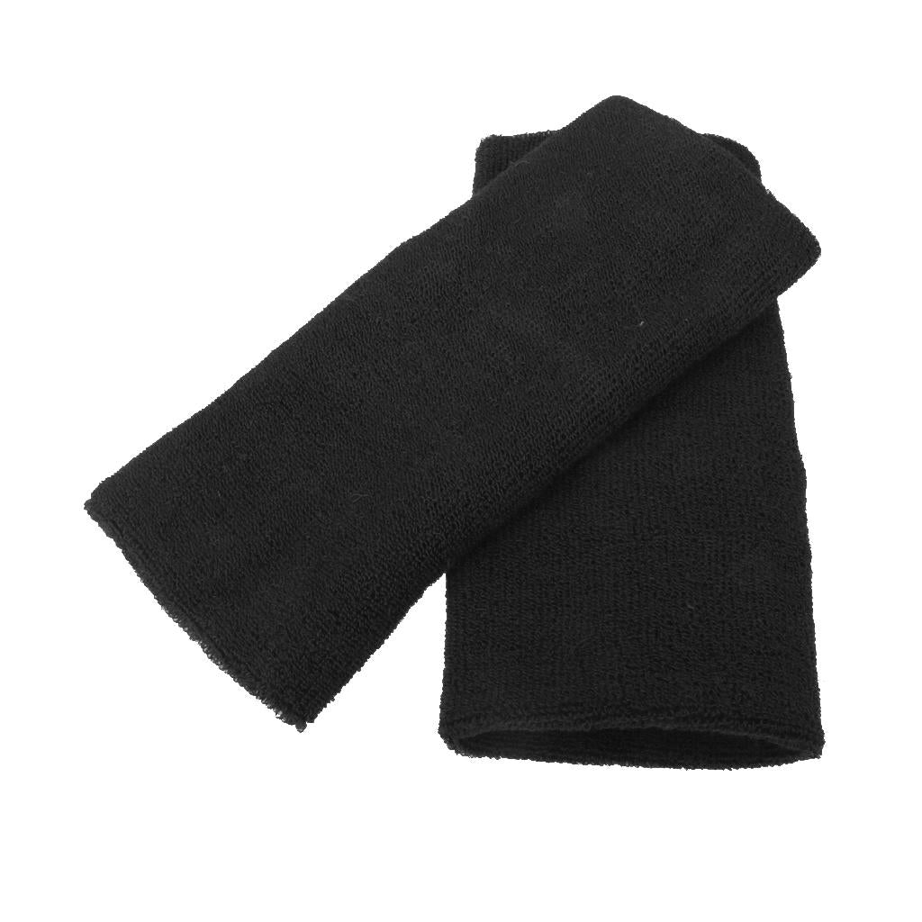 1 Pair Sports Elastic Leg Knee Support Brace Wrap Protectors  - Black