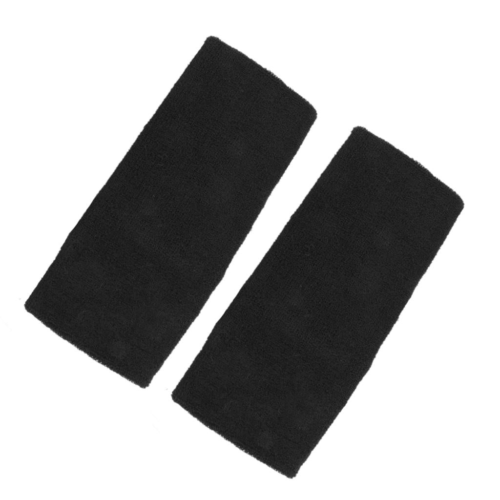 1 Pair Sports Elastic Leg Knee Support Brace Wrap Protectors  - Black