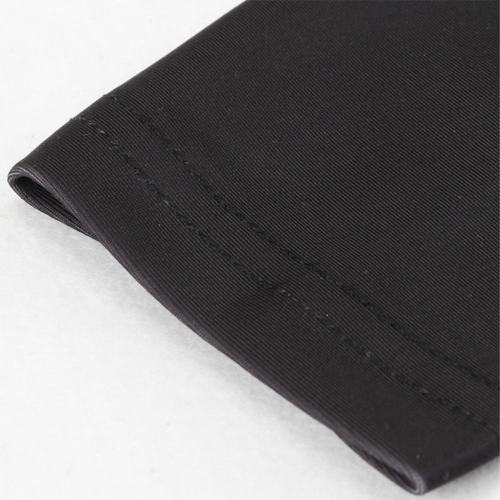 1Pair Seamless Golf Cycling Sports UV Protection Arm Sleeves Black Blue L