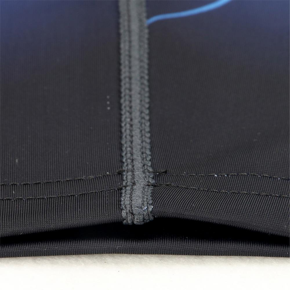 1Pair Seamless Golf Cycling Sports UV Protection Arm Sleeves Black Blue L