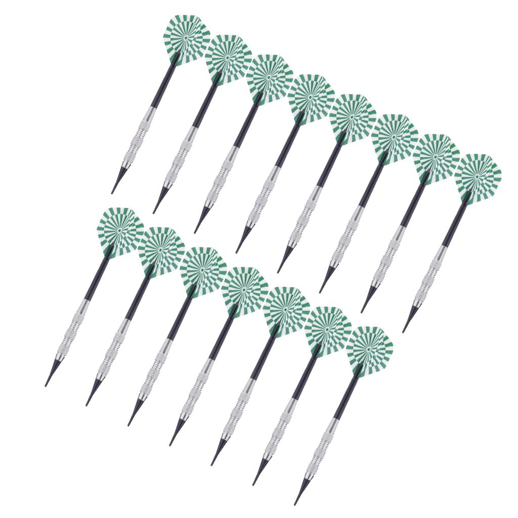 15 Pieces Classic Style Home Game Soft Tip Darts Safety Soft Darts Set Model 2