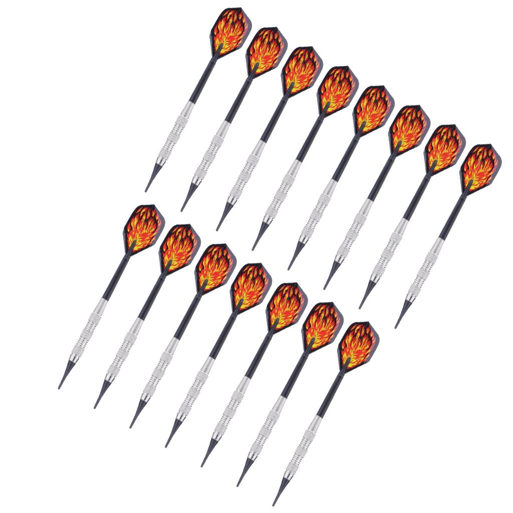 15 Pieces Classic Style Home Game Soft Tip Darts Safety Soft Darts Set Model 6