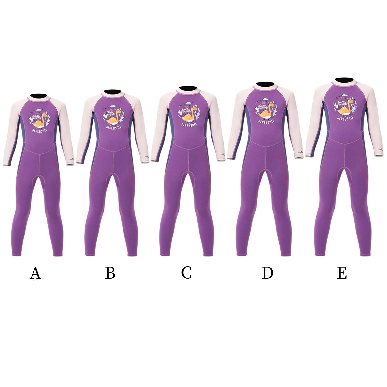 2.5mm Kids Junior Wetsuit Boys Girls Kayak Wet Suit Surf Suit Full Body S