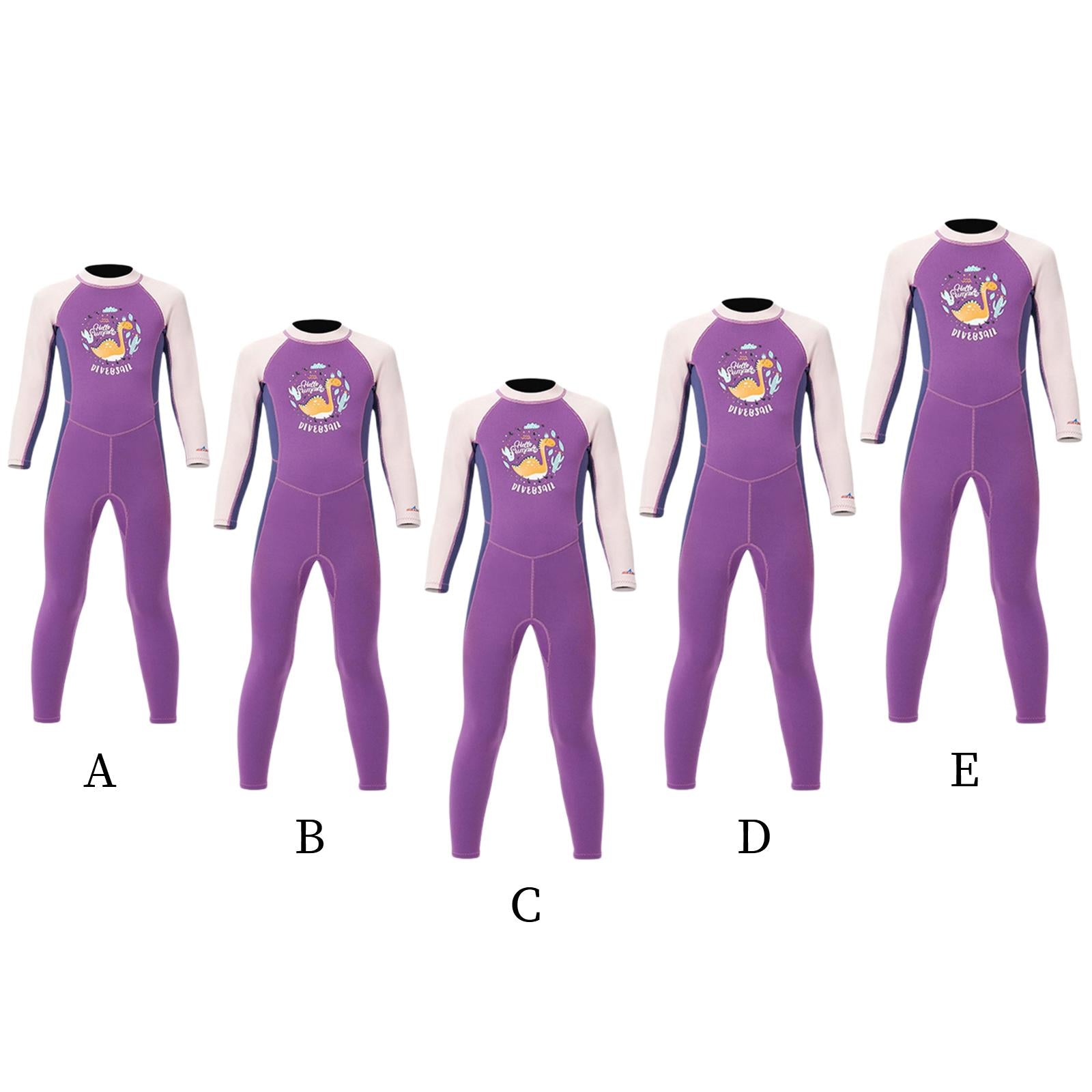 2.5mm Kids Junior Wetsuit Boys Girls Kayak Wet Suit Surf Suit Full Body S