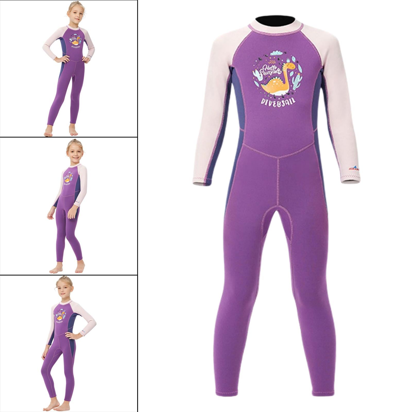 2.5mm Kids Junior Wetsuit Boys Girls Kayak Wet Suit Surf Suit Full Body S