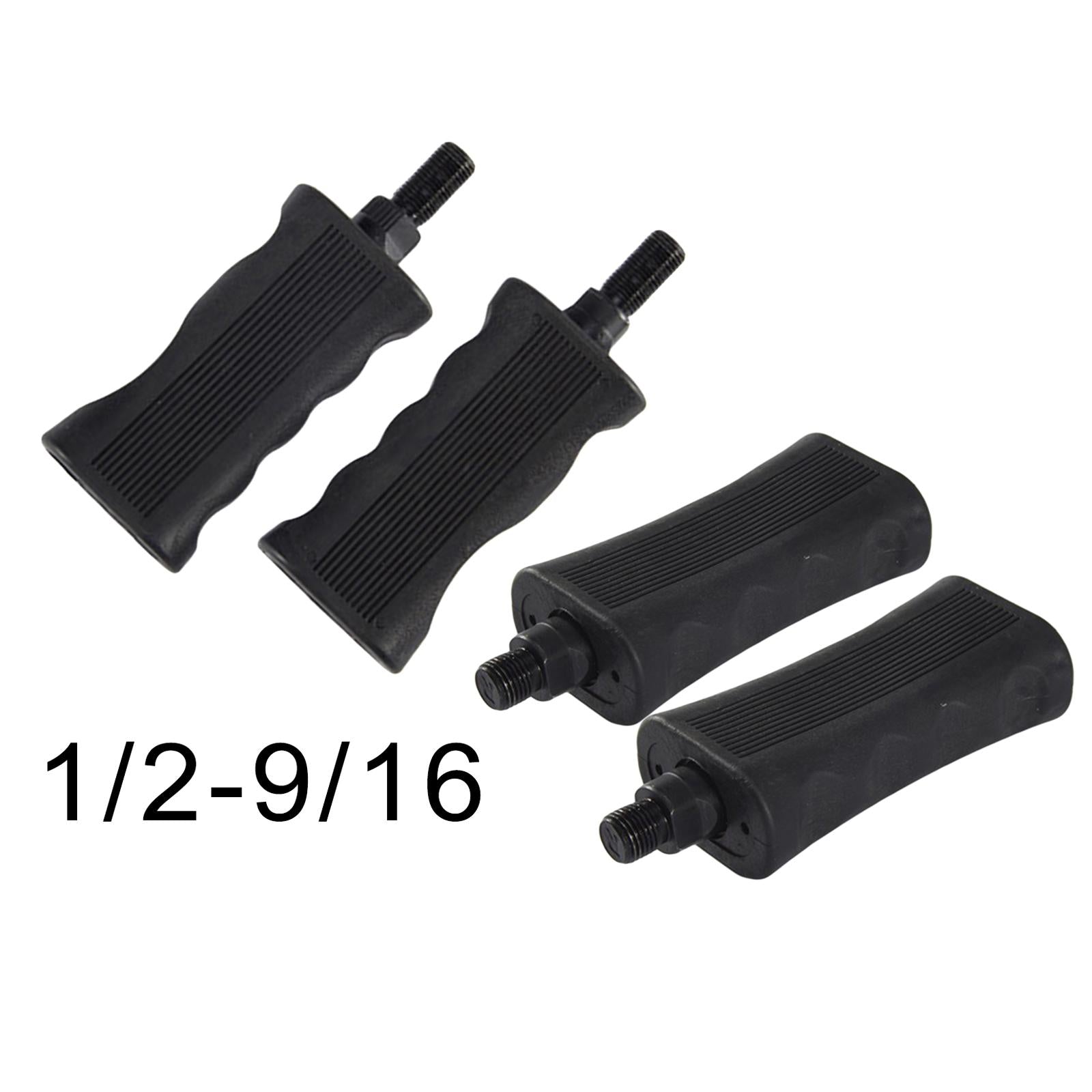 1 Pair Mini Exercise Bike Pedals Home Gym Replacement Short 12.7mm spindle