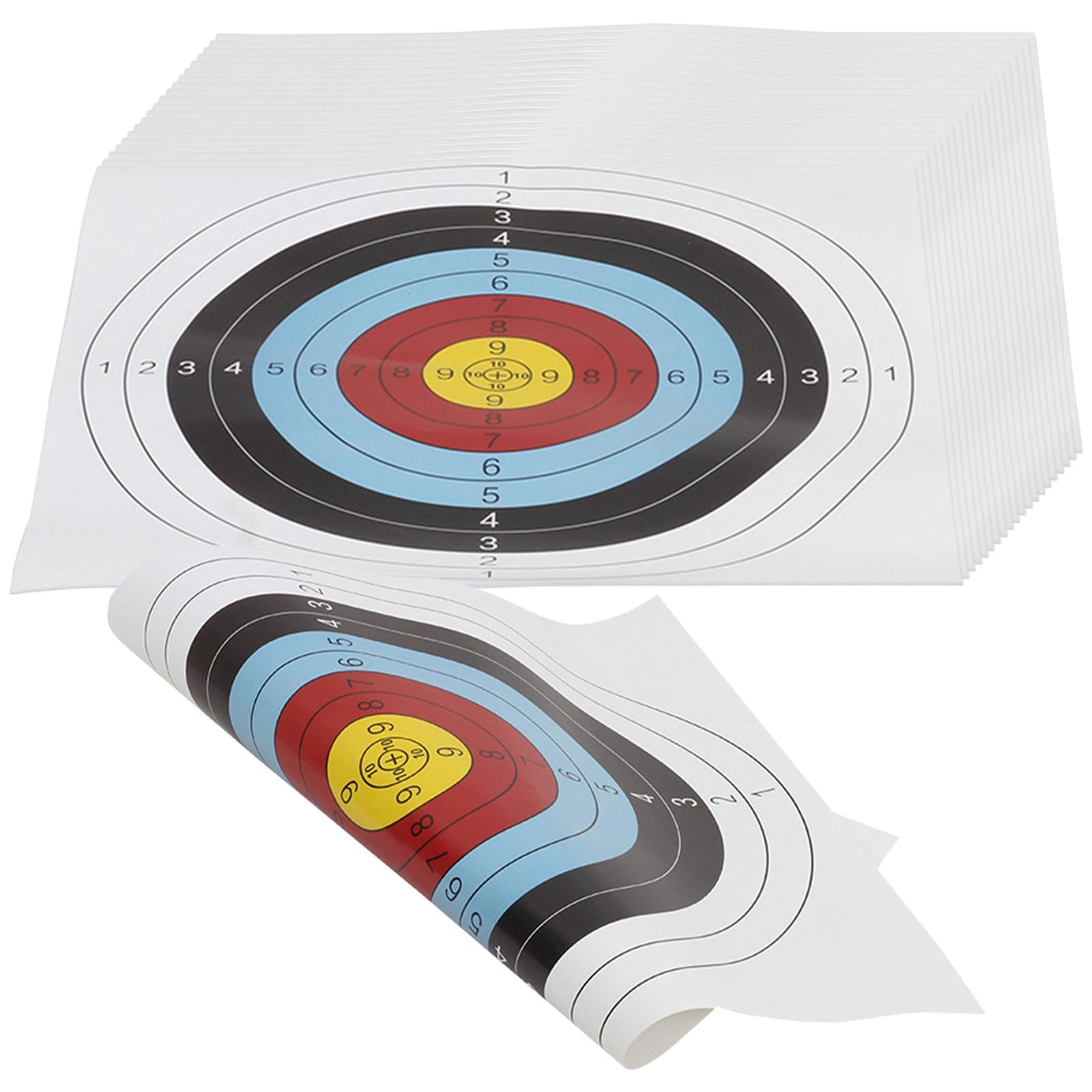 20Pcs Reactive Shooting Target Bullseye for Shooting Training Sports Hunting