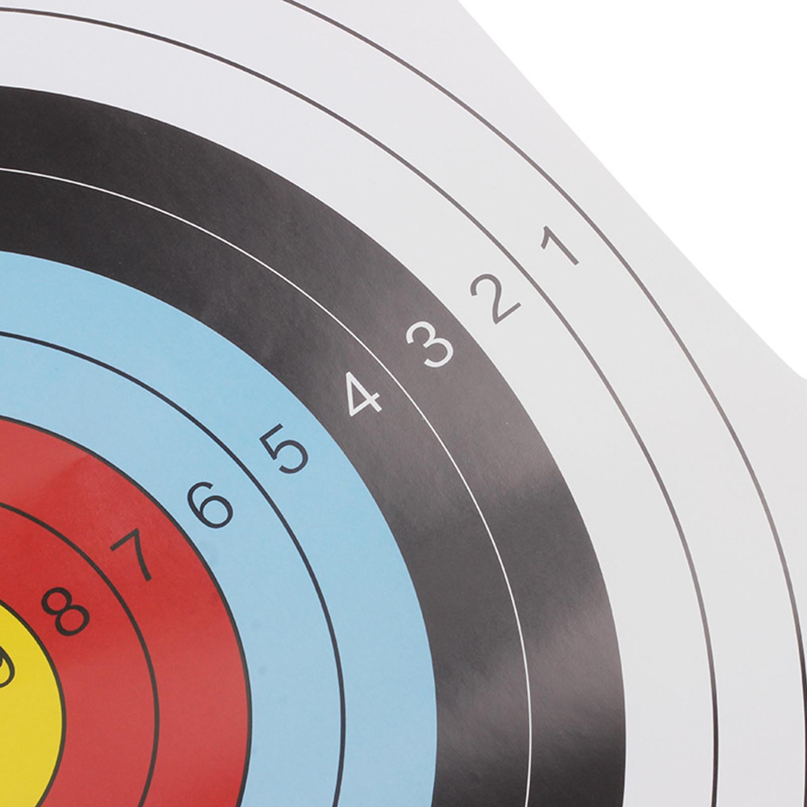 20Pcs Reactive Shooting Target Bullseye for Shooting Training Sports Hunting