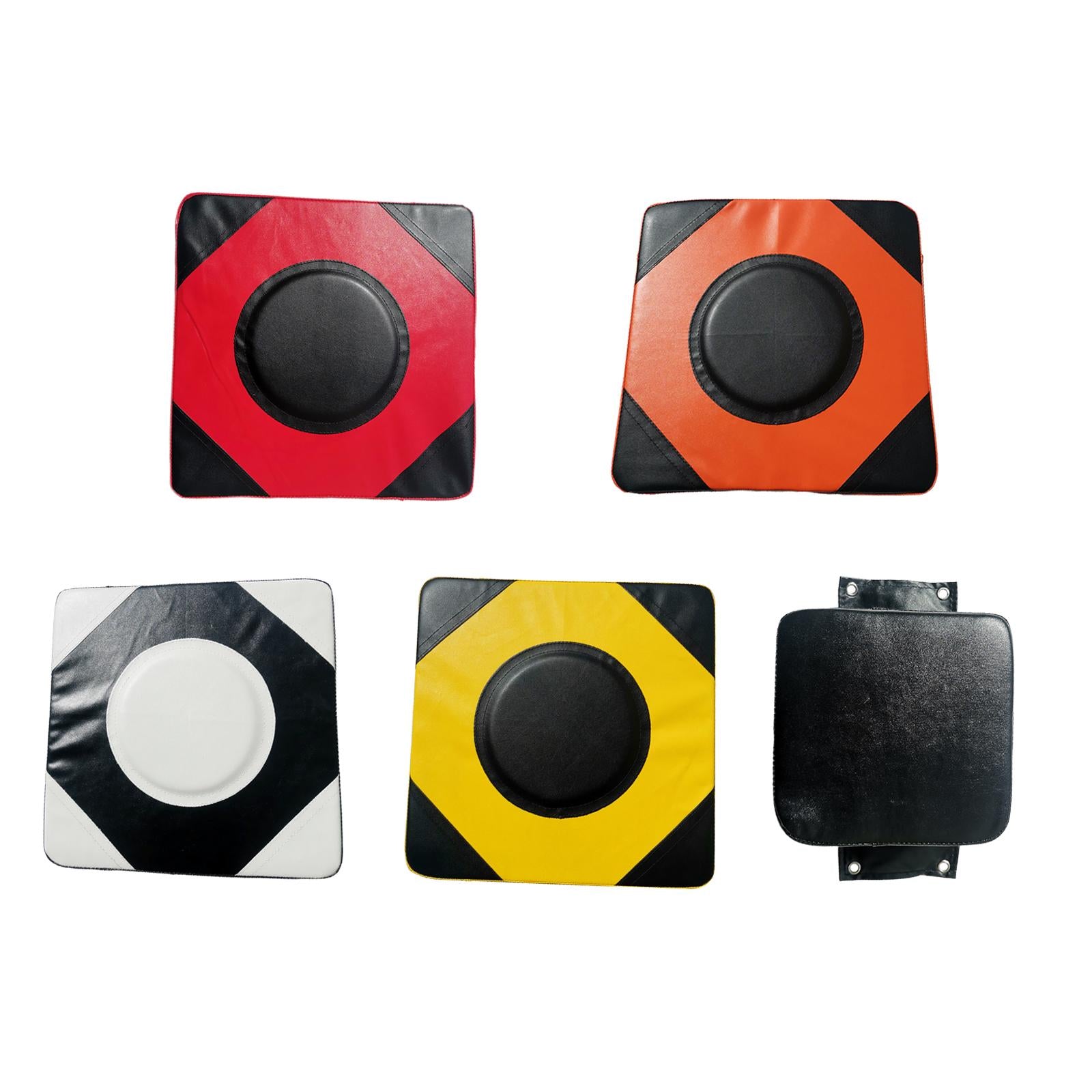 1Pcs Wall Focus Target Punch Boxing Bag Square Foam Taekwondo for Outdoor Black Red