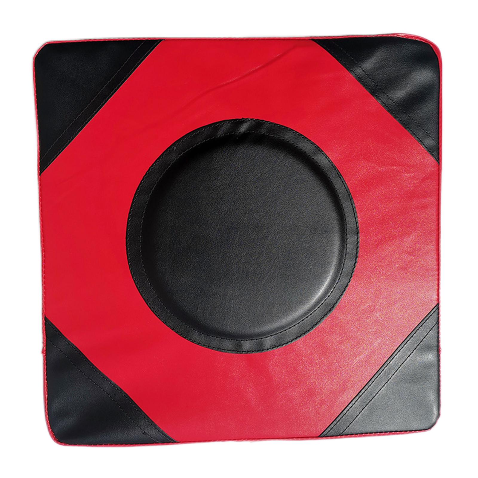 1Pcs Wall Focus Target Punch Boxing Bag Square Foam Taekwondo for Outdoor Black Red