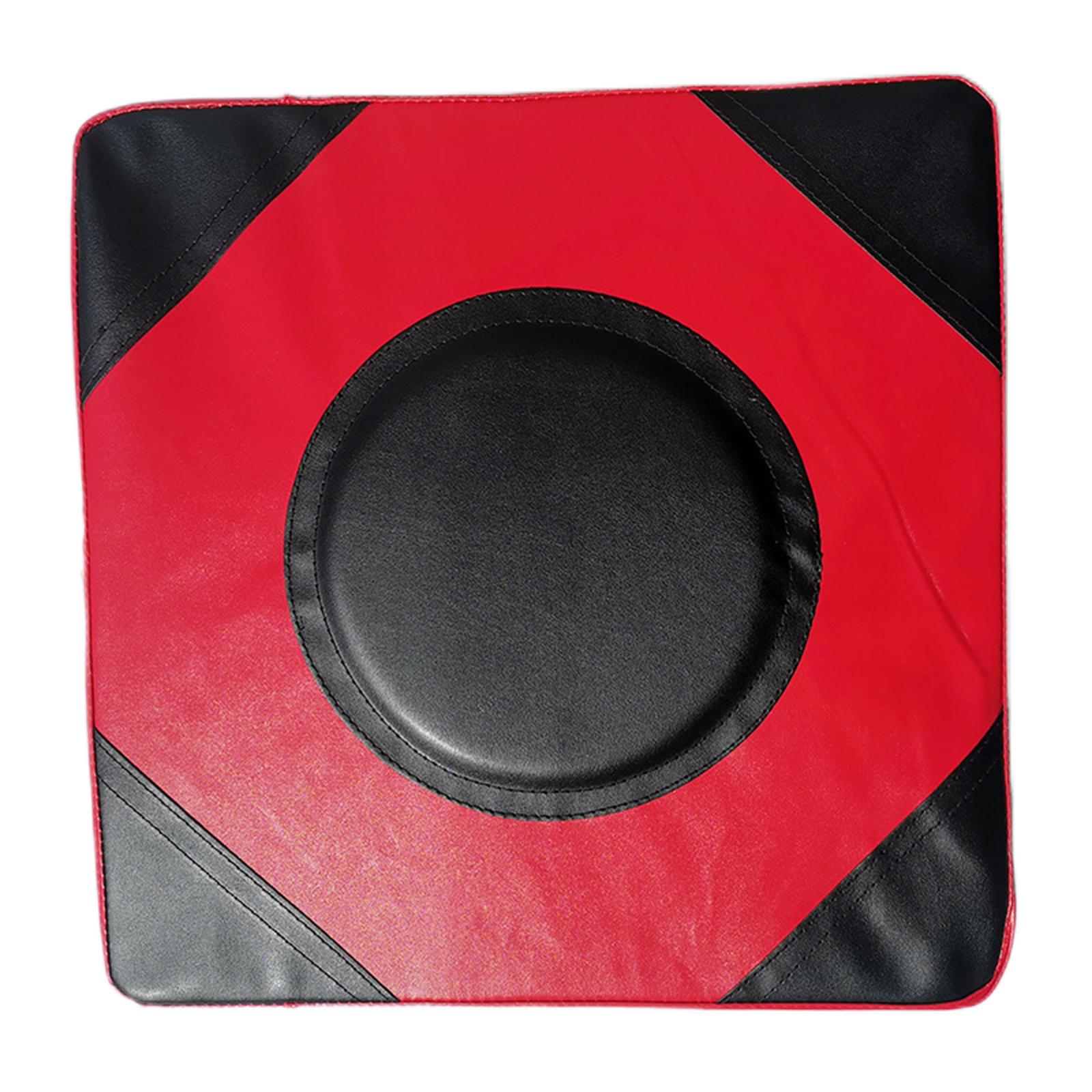 1Pcs Wall Focus Target Punch Boxing Bag Square Foam Taekwondo for Outdoor Black Red