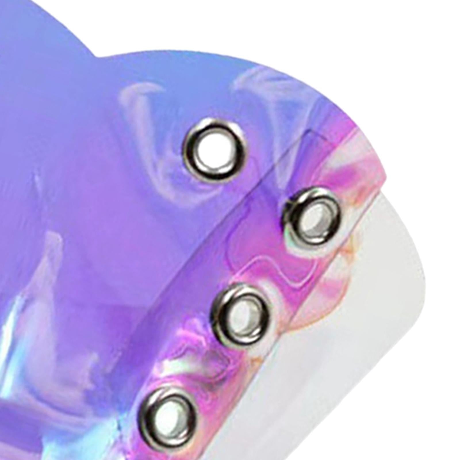 1 Pair Roller Skate Toe Guards Outdoor Artificial Leather Detachable Accs Colorful