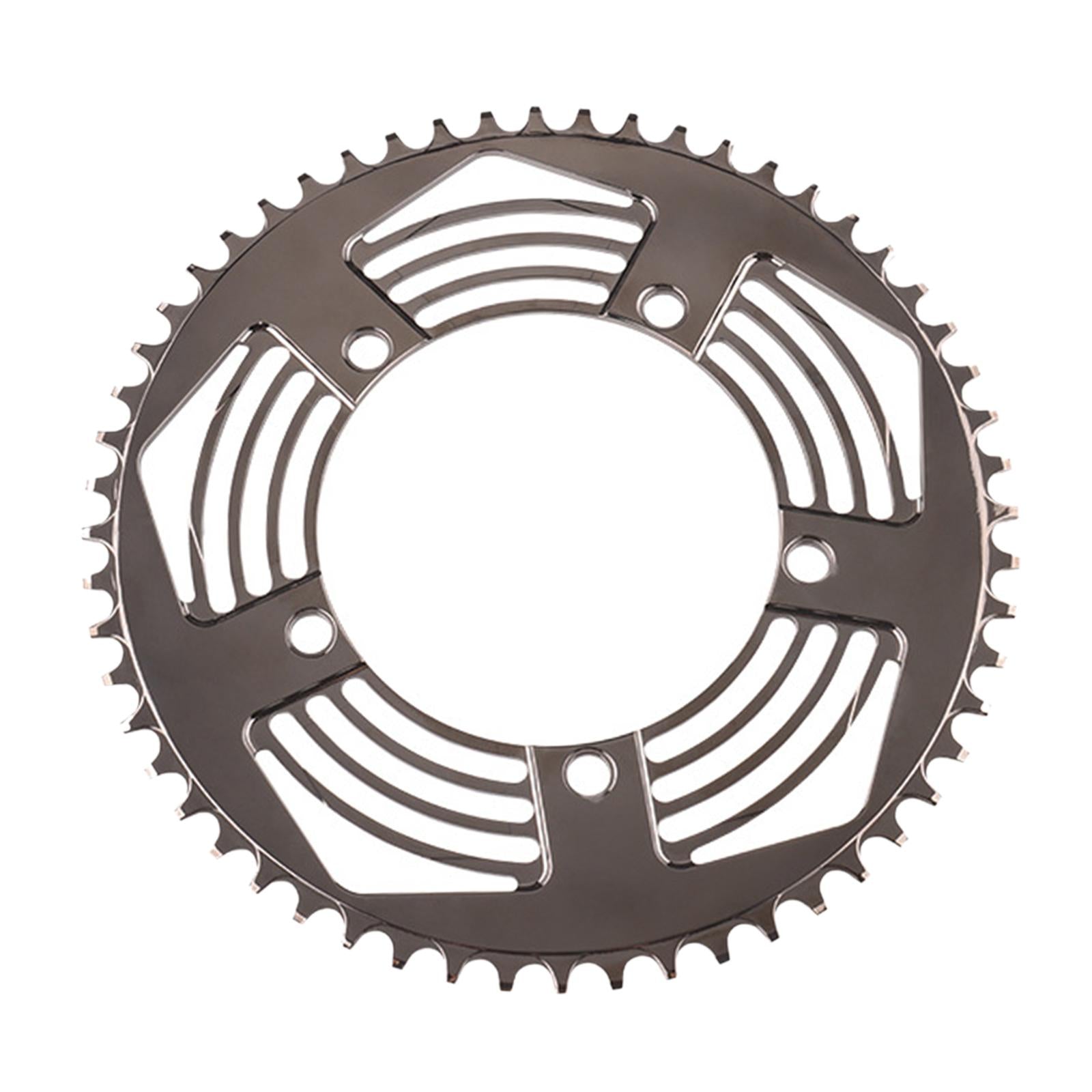 130BCD Folding Bikes Chainring Replacement Aluminum Sprocket  54T Black