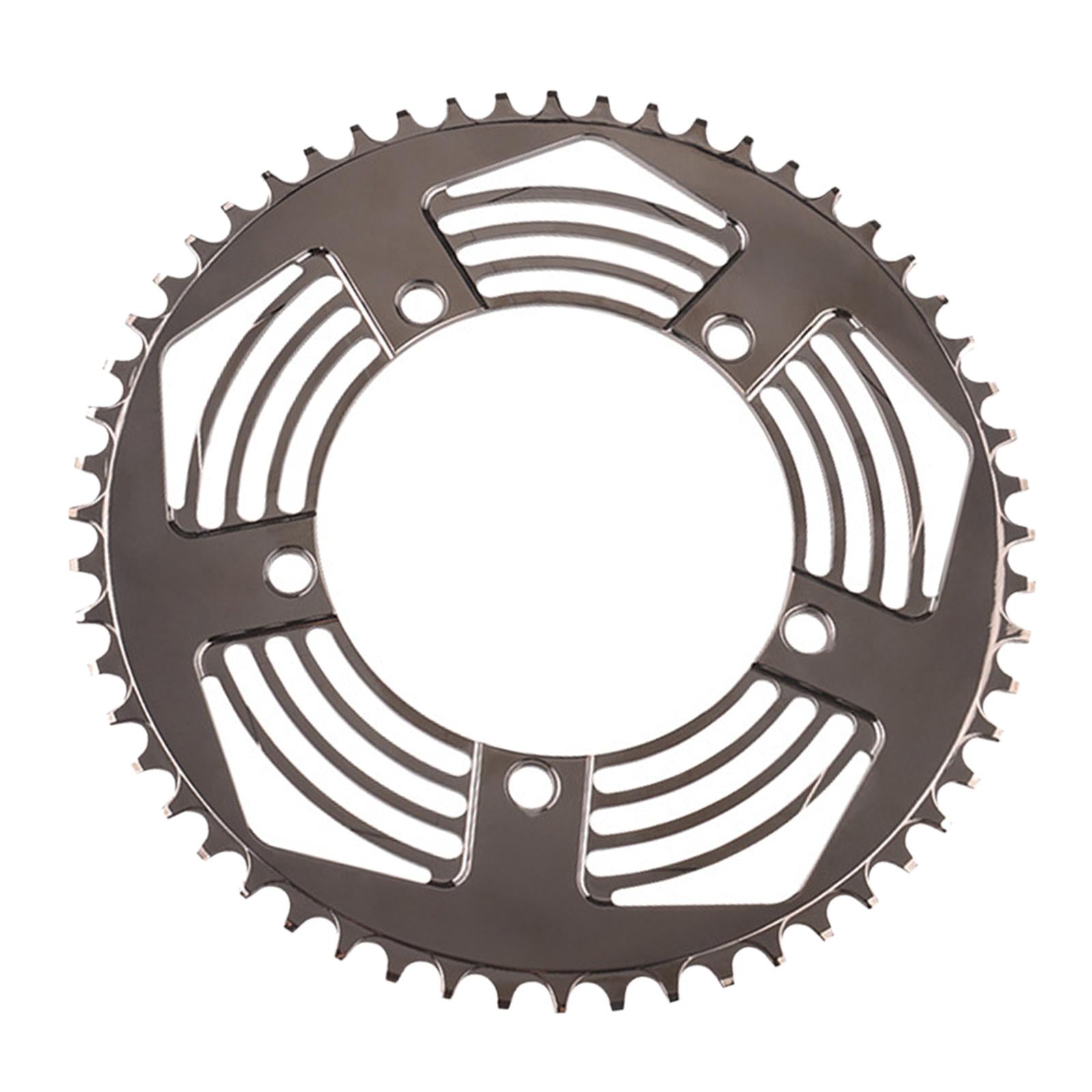130BCD Folding Bikes Chainring Replacement Aluminum Sprocket  56T Black