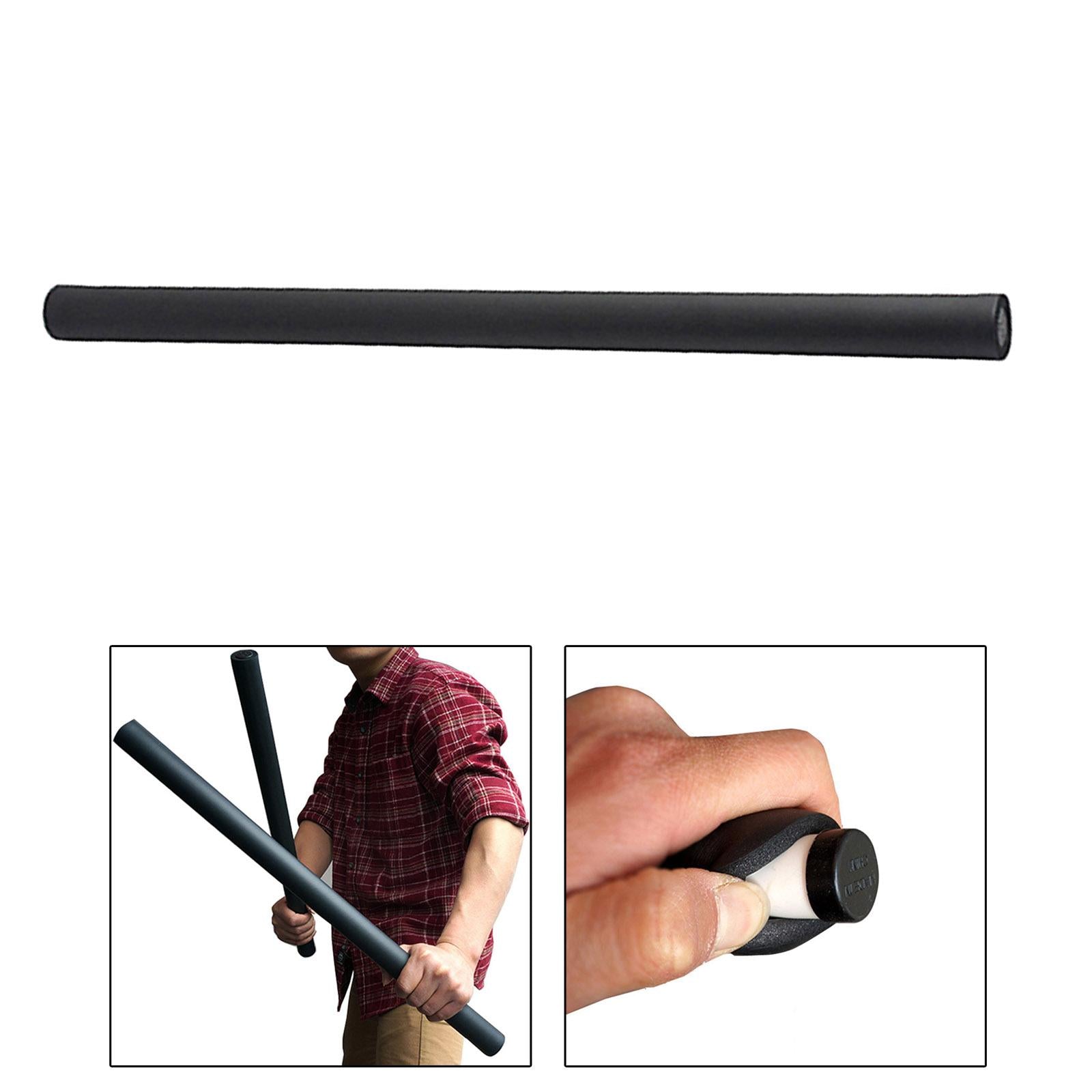1x Martial Arts Foam Rod Portable Accs Sponge for Training Adults Indoor Black