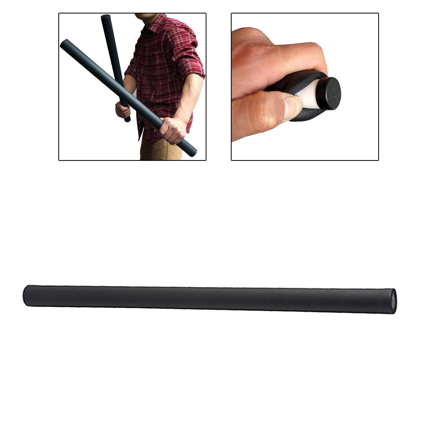 1x Martial Arts Foam Rod Portable Accs Sponge for Training Adults Indoor Black