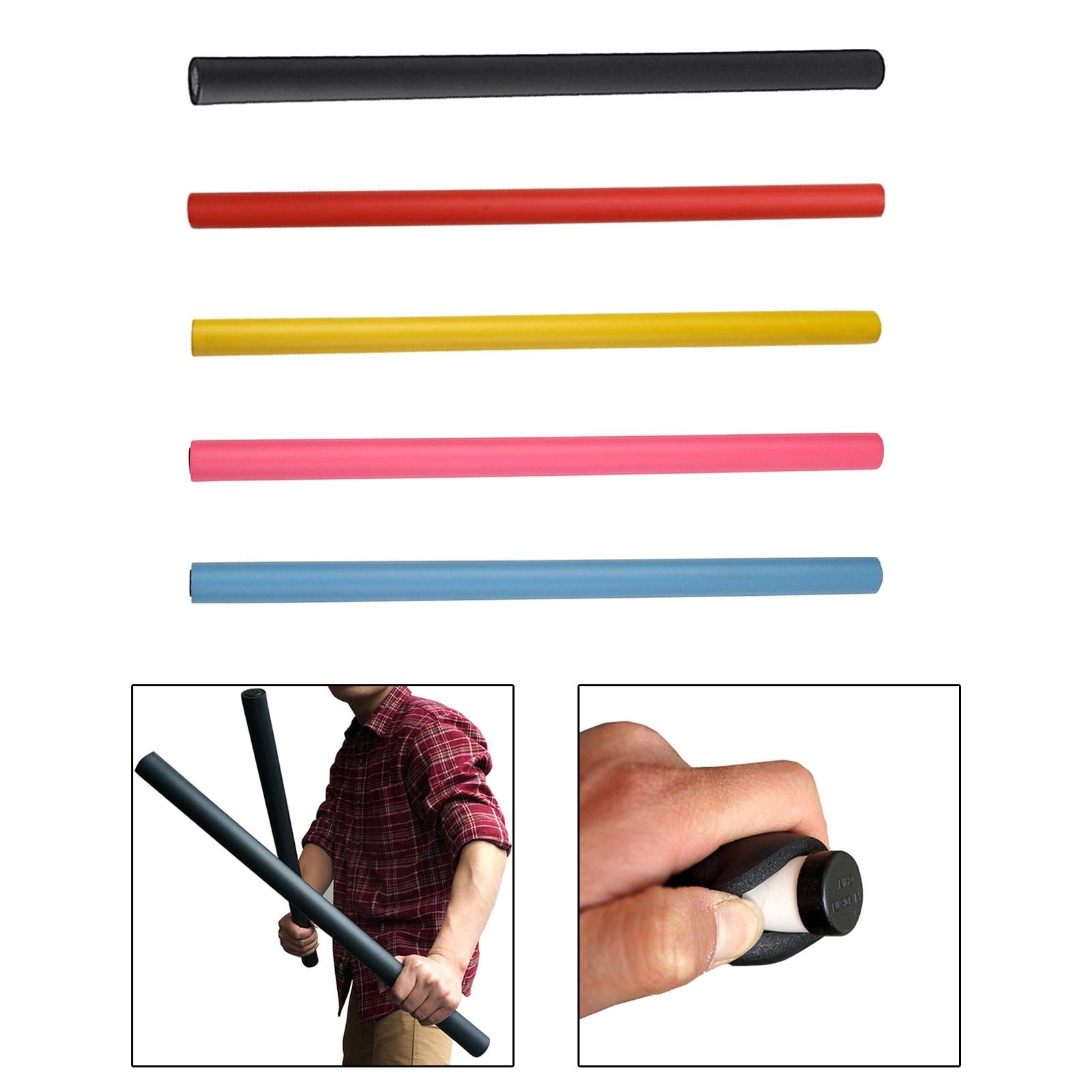 1x Martial Arts Foam Rod Portable Accs Sponge for Training Adults Indoor Black