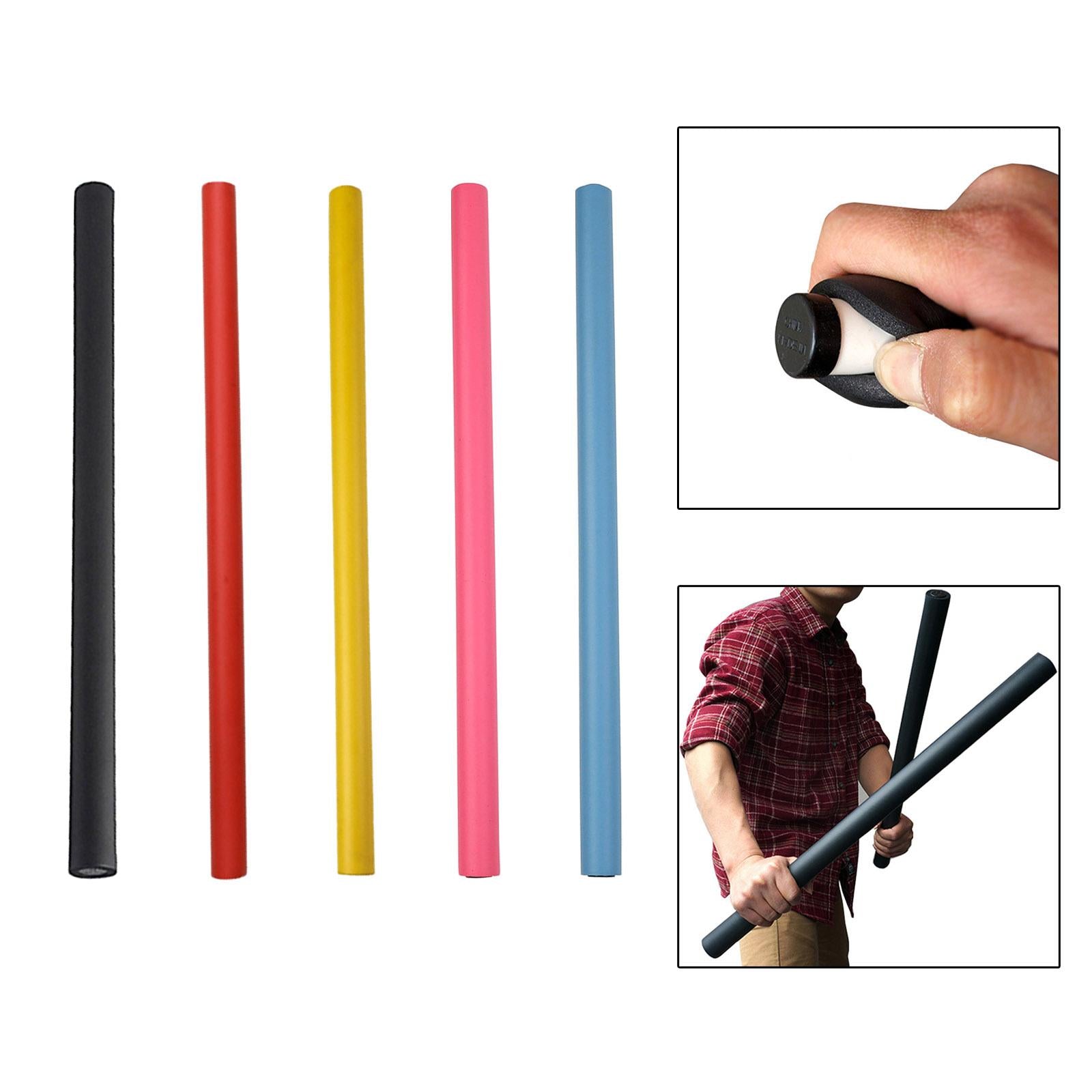 1x Martial Arts Foam Rod Portable Accs Sponge for Training Adults Indoor Black