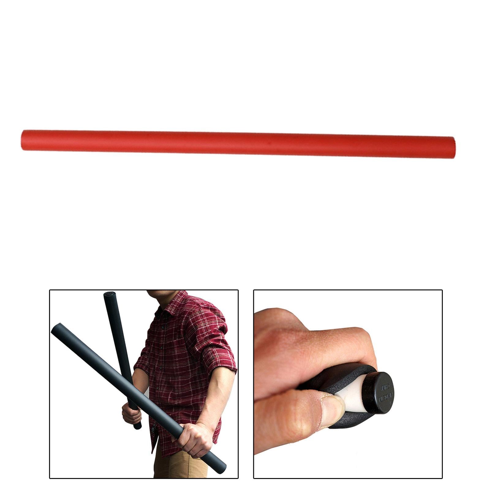 1x Martial Arts Foam Rod Portable Accs Sponge for Training Adults Indoor Red