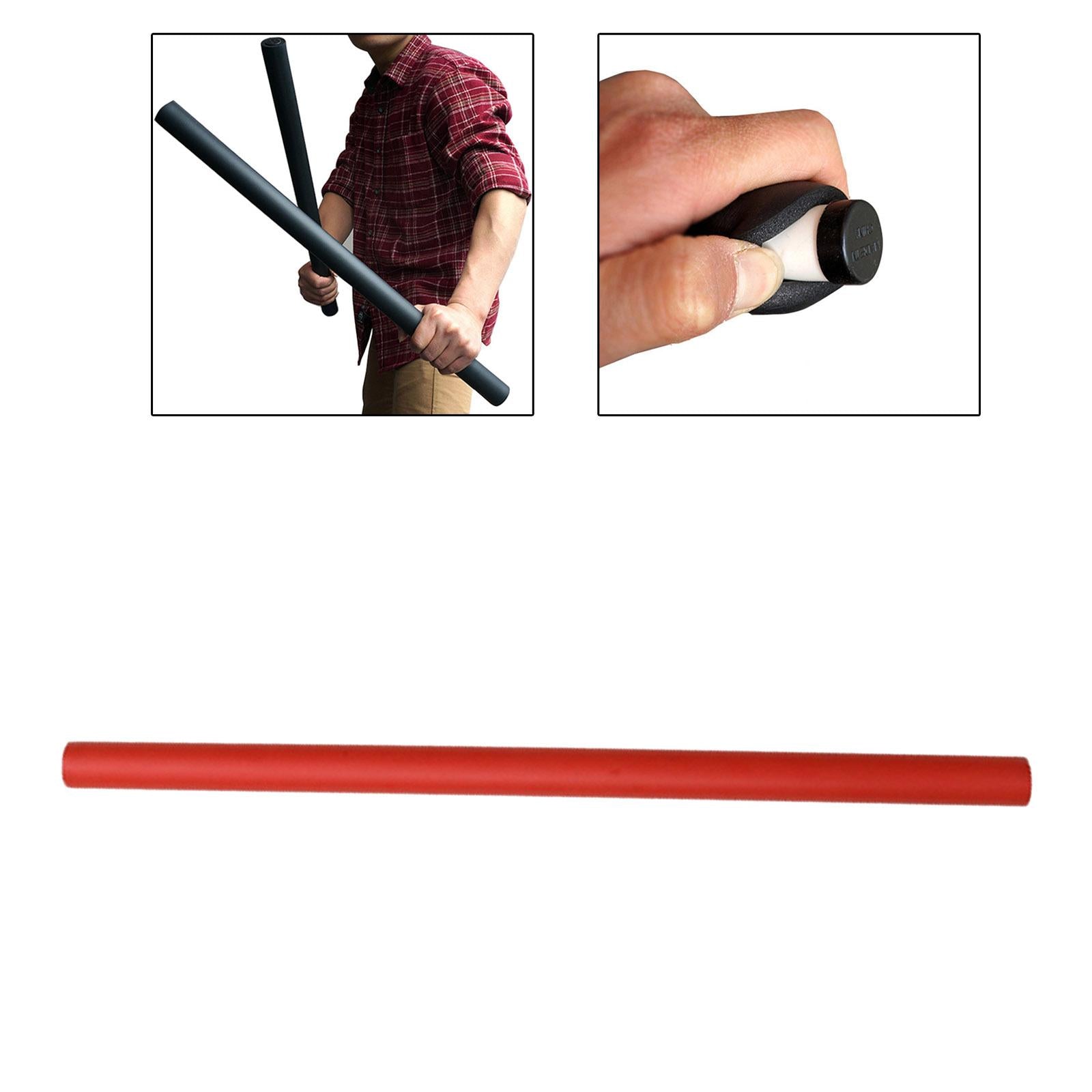 1x Martial Arts Foam Rod Portable Accs Sponge for Training Adults Indoor Red