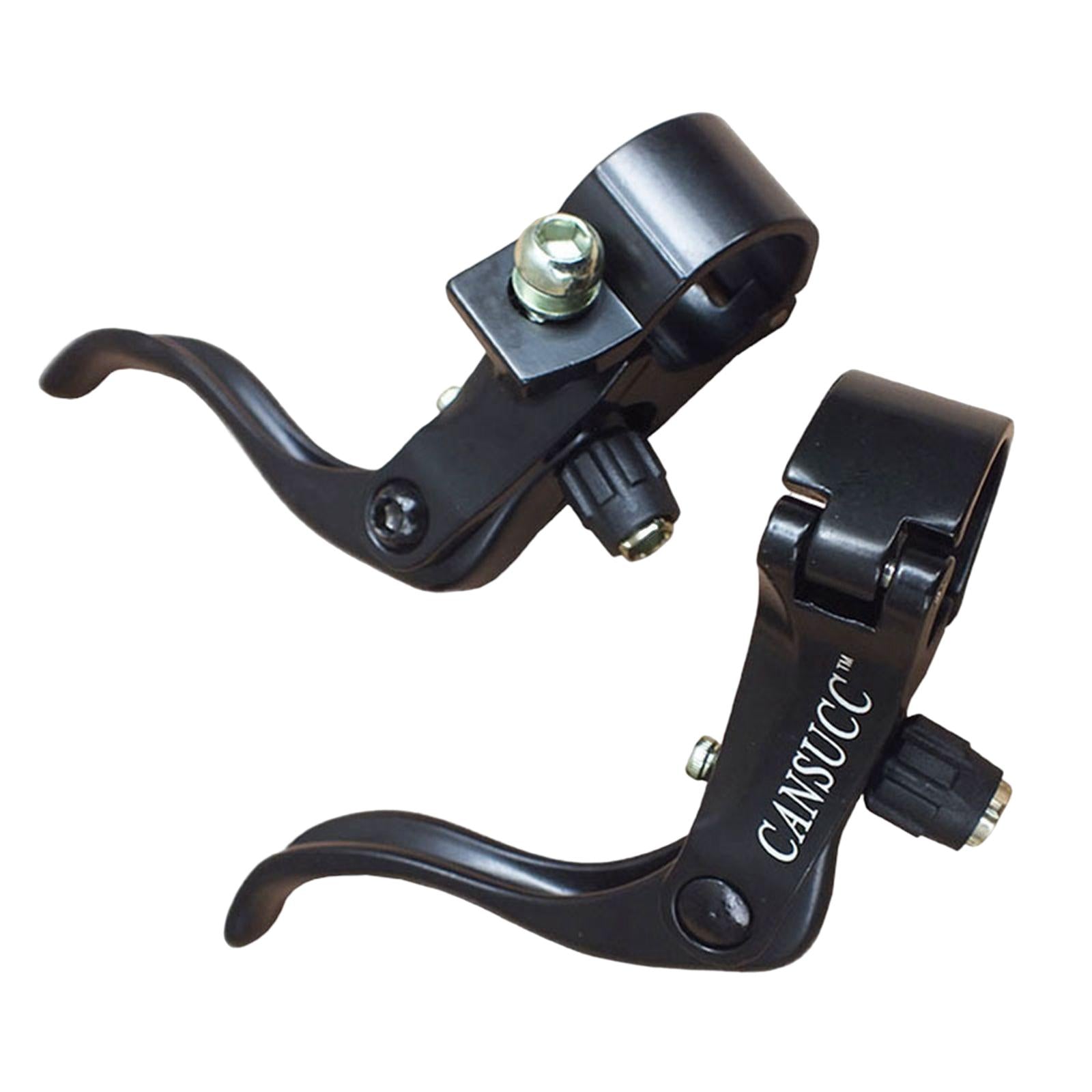 1 Pair Bike Brake Lever Handlebar Aluminum Alloy Durable for Kids Road MTB Black