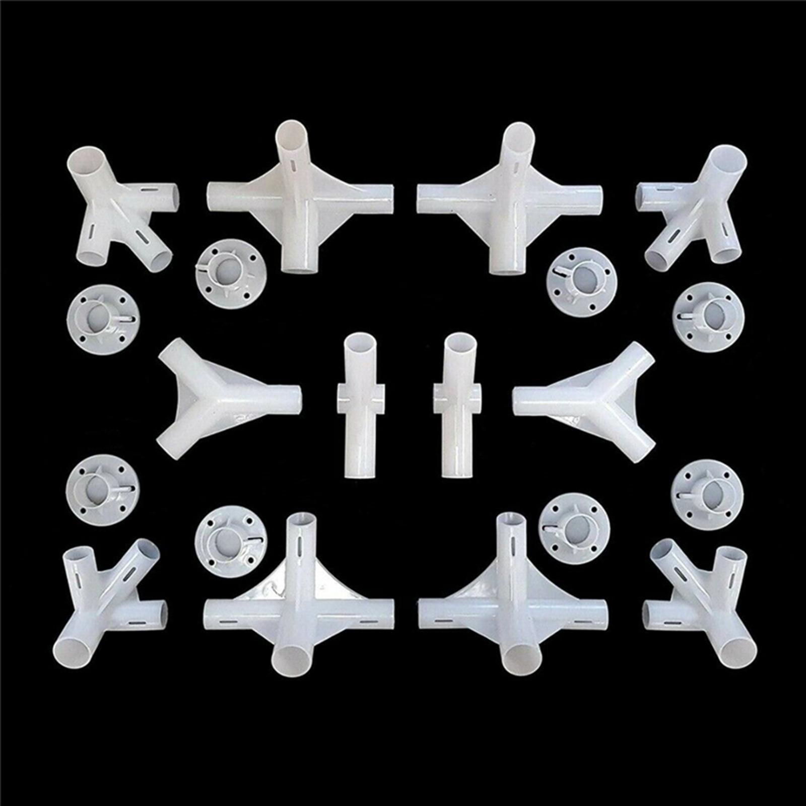 13 Pieces Spare Parts 4 Way Connector Accessories Backpacking Trip