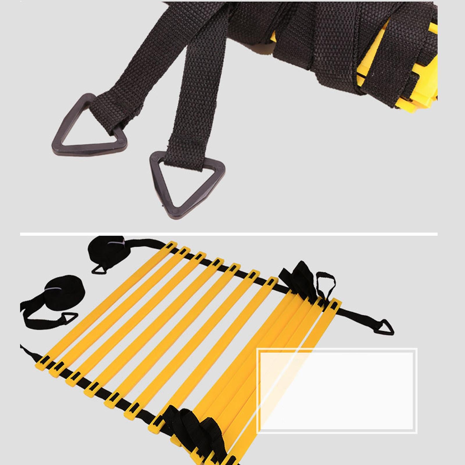 19.7ft Agility Ladder Training Set Improves Strength Coordination for Sports Yellow