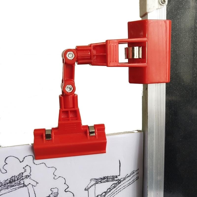 3 PCS Fine Art Painting Copy Clip Sketch Label Double Head Mechanical Clip (M-Red)