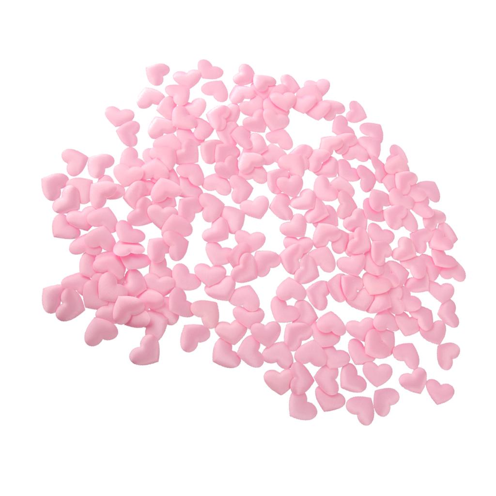 200Pcs Pink Heart Petal Flower Wedding Engagement Confetti Party Table Decor
