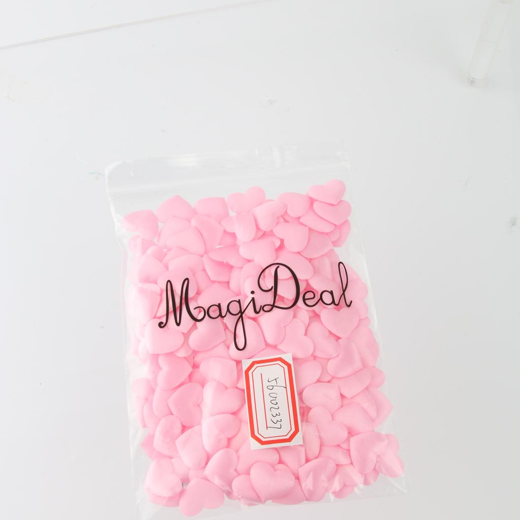 200Pcs Pink Heart Petal Flower Wedding Engagement Confetti Party Table Decor