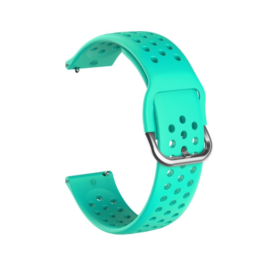 22mm For Huawei watch GT2e/GT/GT2 46MM Breathable Porous Strap with Inner Buckle (Teal)