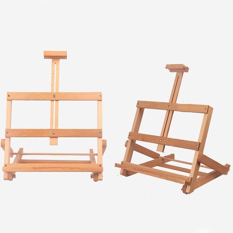 Horizontal Desktop Wooden Easel Sketch Exhibition Easel, Specification: Beech  45x37x50cm