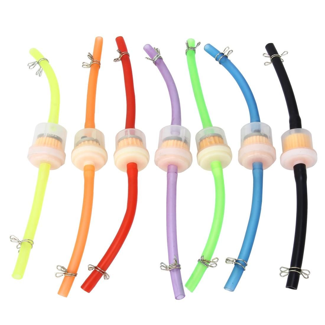 10 PCS Motorcycle Gas Inline Fuel Filter with Hose for CG125