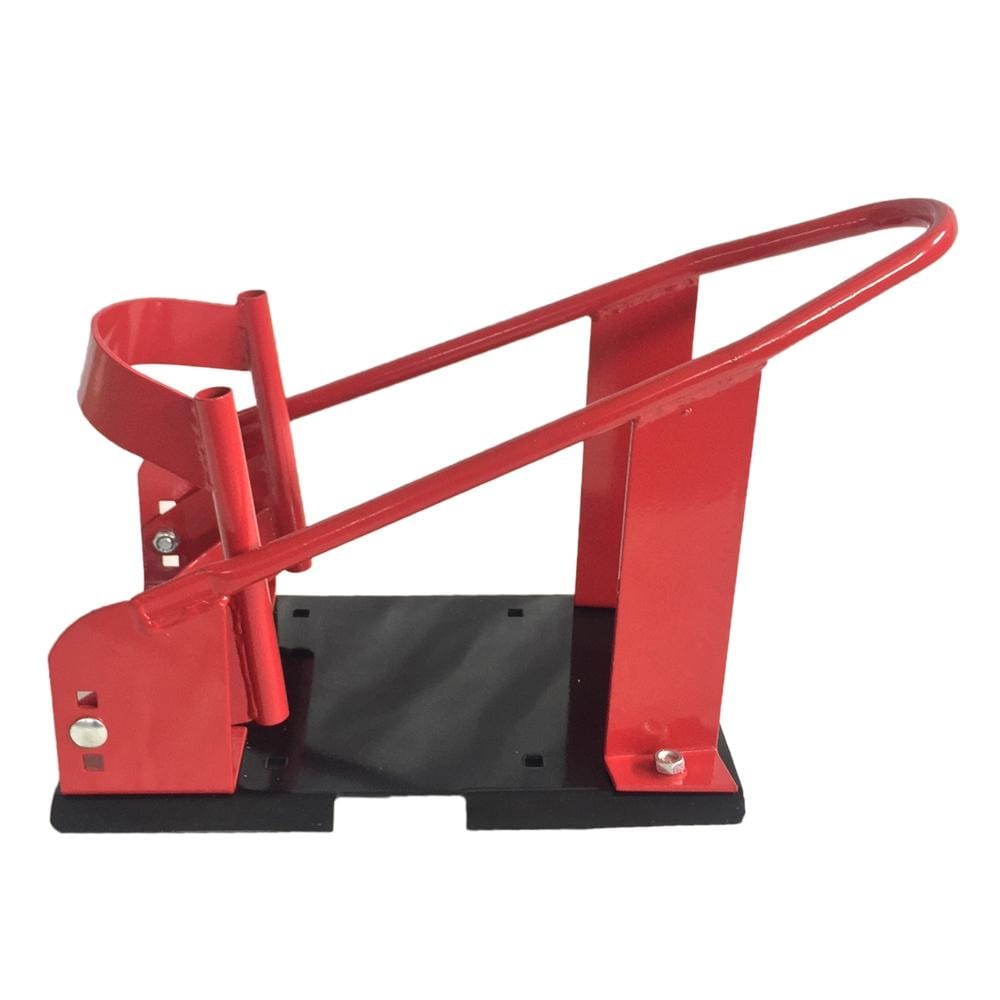 Adjustable Steel Motorcycle Front Wheel Chock for 17-21 inch Motorcycle Front Wheels (Red)