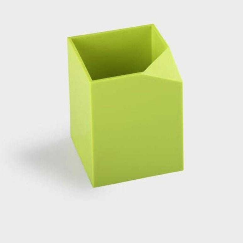 2 PCS Plastic Pen Holder Multifunctional Office Supplies (White)
