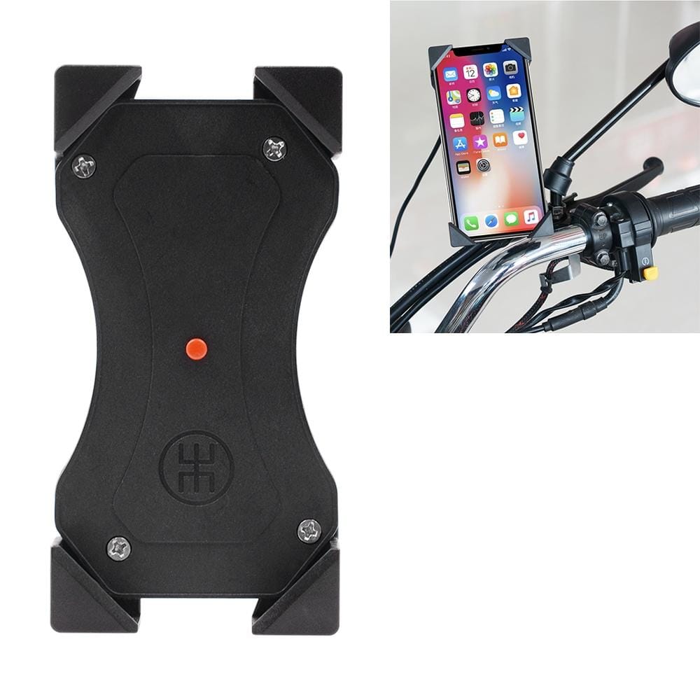 CS-513E1 12V 2A Motorcycle Scalable Mobile Phone USB Charger Holder, Rearview Mirror Version (Style1)