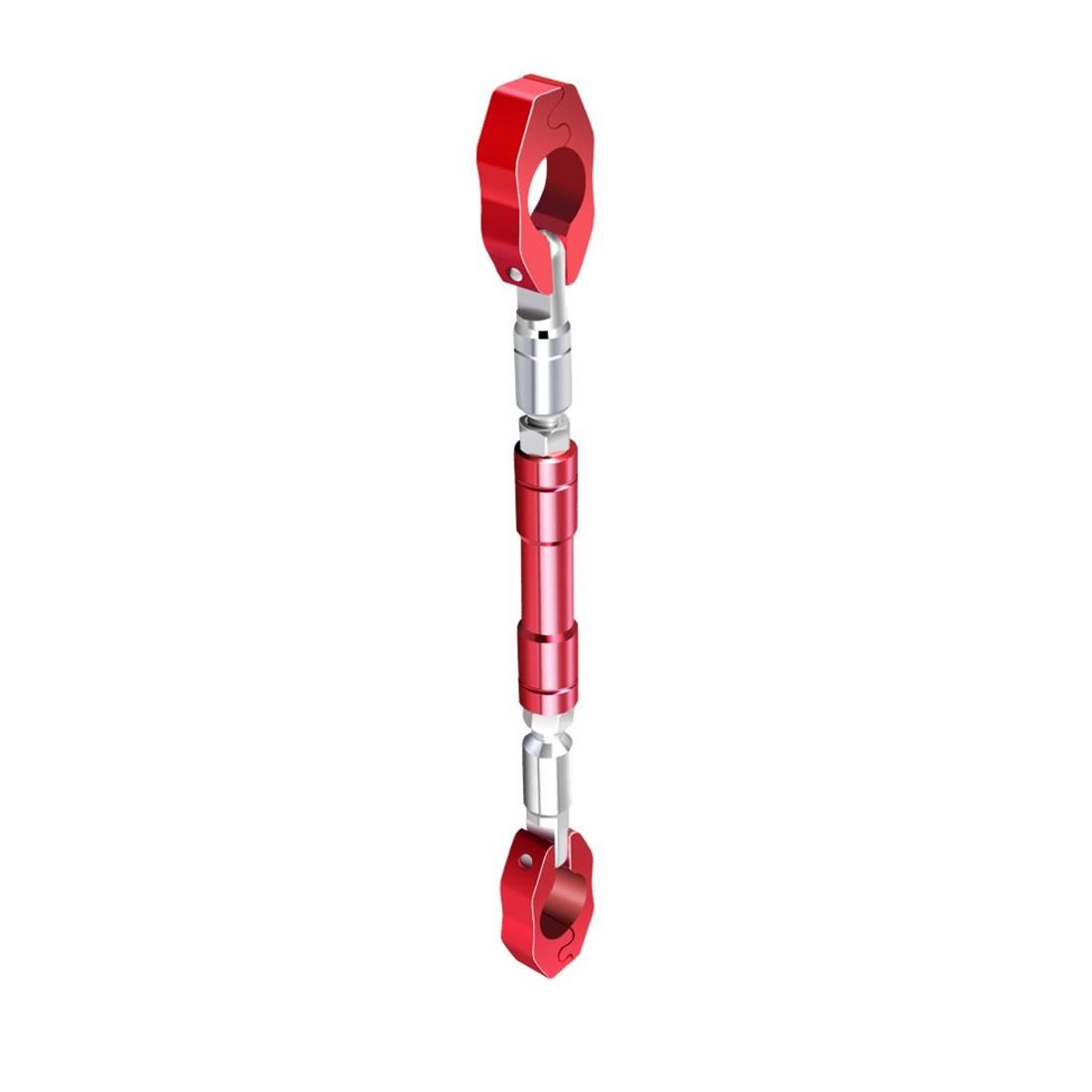 Motorcycle Aluminium Alloy Adjustable Reinforce Bar Balance Bar Motorbike Parts (Red)