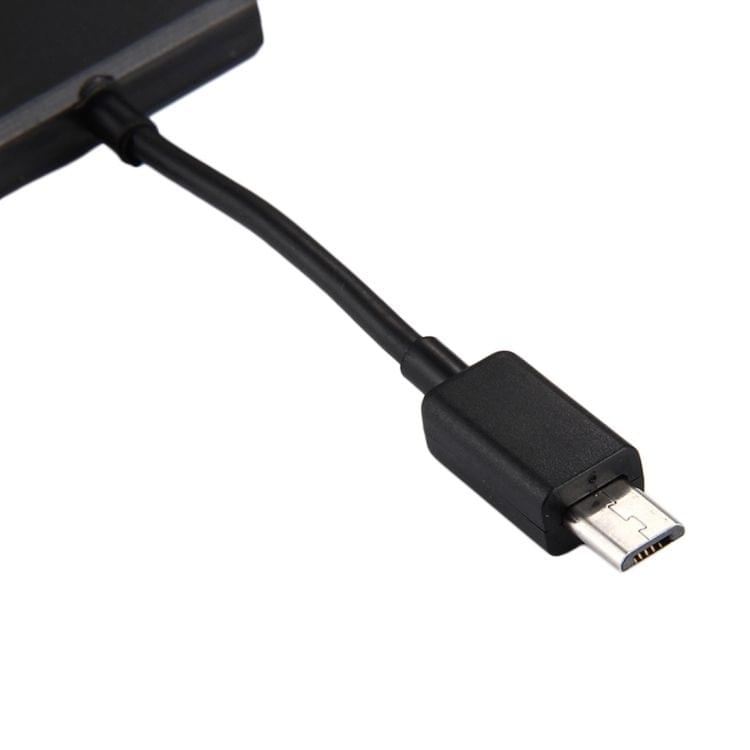18cm 4 Ports Micro USB OTG Charge HUB Cable